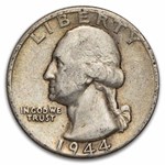 1944-D Washington Quarter 40-Coin Roll Avg Circ